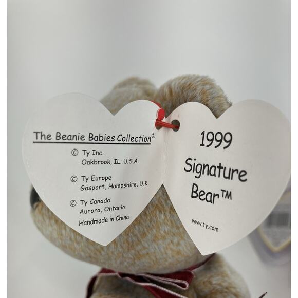 Ty Beanie Babies Bundle (2pcs) 1999 Signature Bear And Millennium Bear - Picture 9 of 14